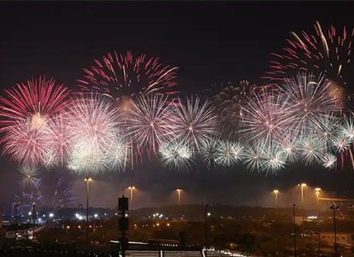 辰溪县焰火晚会